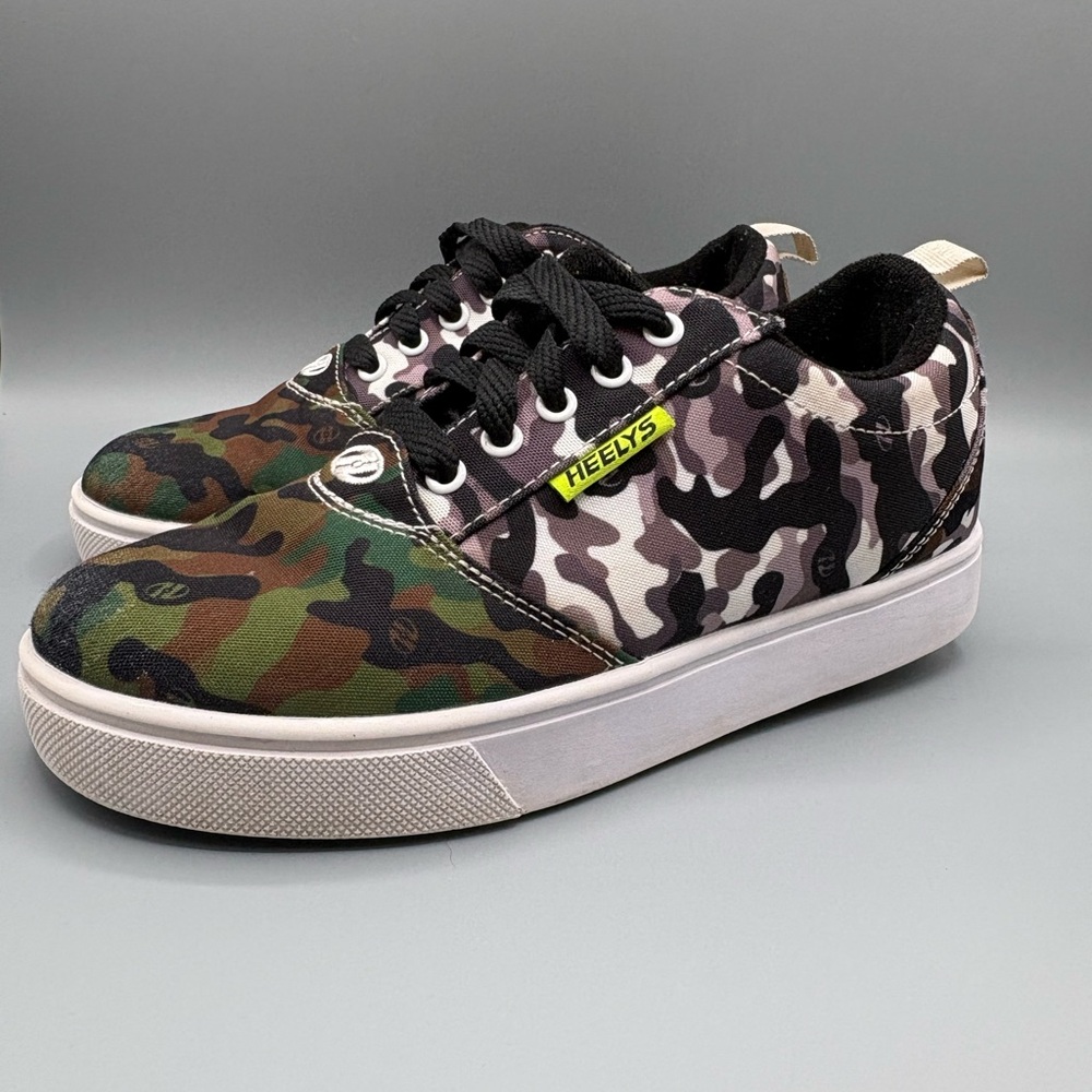 Heelys Y2K Pro 20 Prints Camo Wheeled Shoes Youth 5 EU 36.5 w/ Box Tool